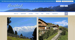 Desktop Screenshot of gosthof.com